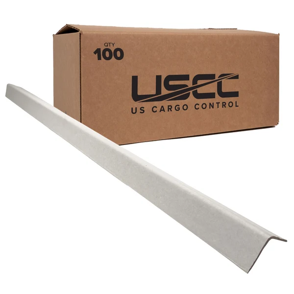 Light-Duty Cardboard Edge Protectors | .120" Thick, 2" x 2" x 48", 100-Pack