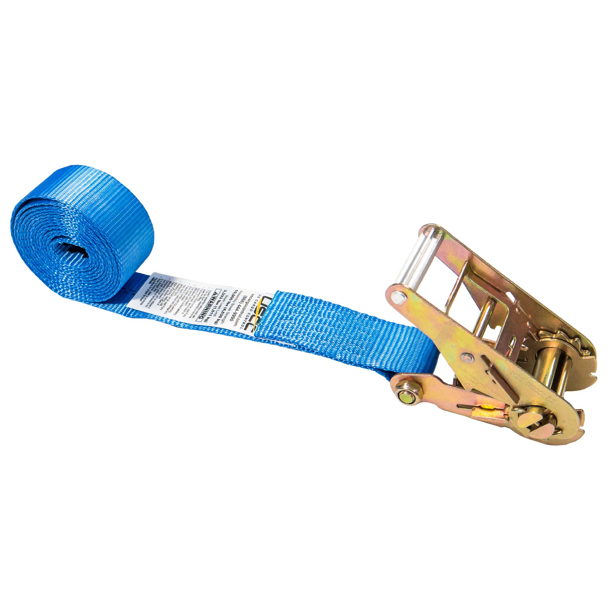 2" x 10' Heavy-Duty Endless Ratchet Strap | Blue