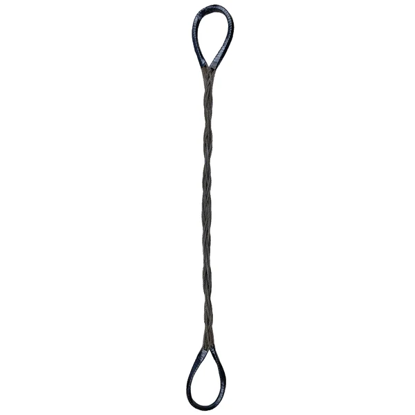 5/16" x 20' Eight Part Braided Wire Rope Sling
