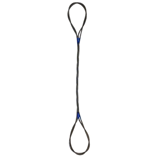 1/4" x 5' Three Part Braided Wire Rope Sling