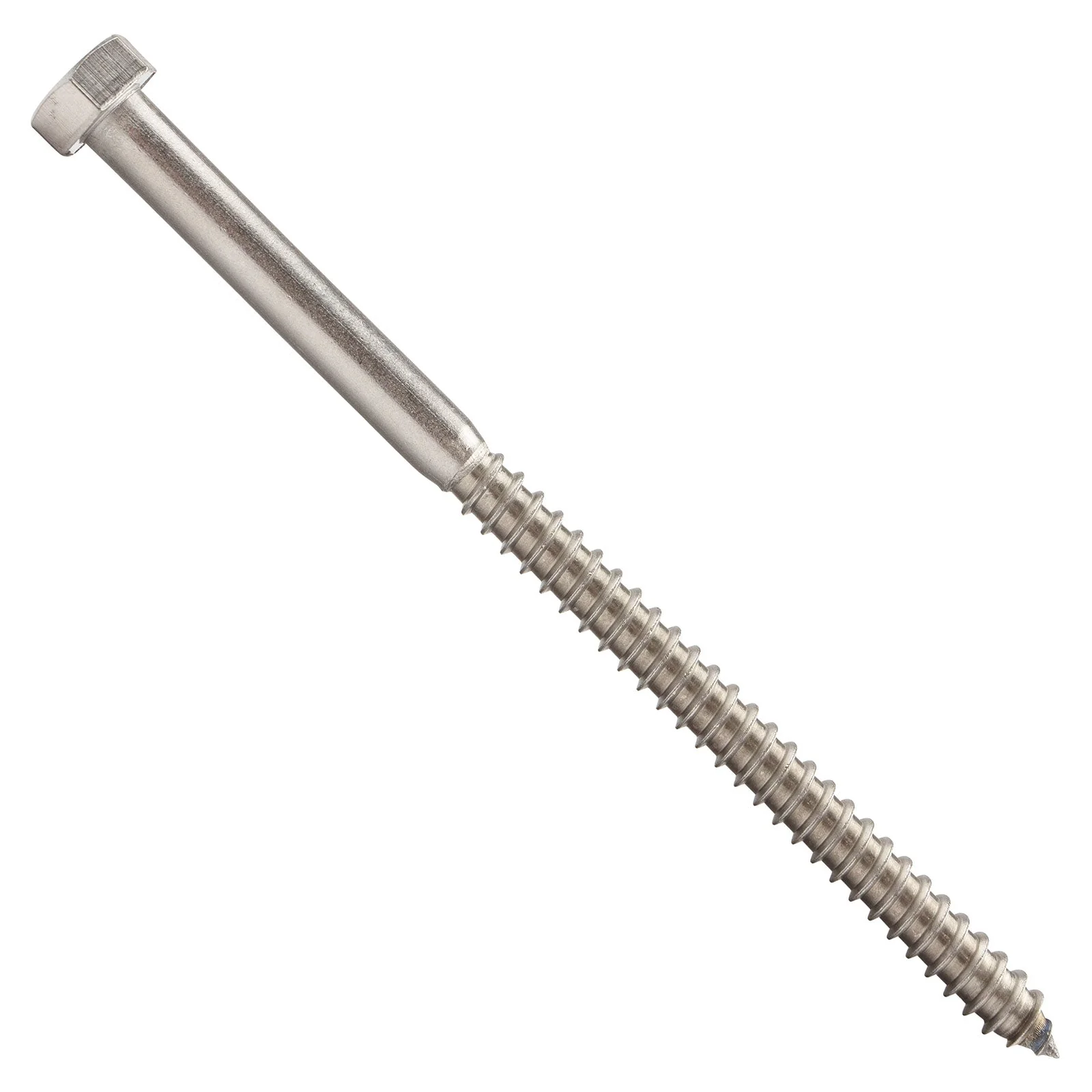 5/16" x 5-1/2" Conquest Hex Head Lag Bolt for Wood - 18-8 Stainless Steel