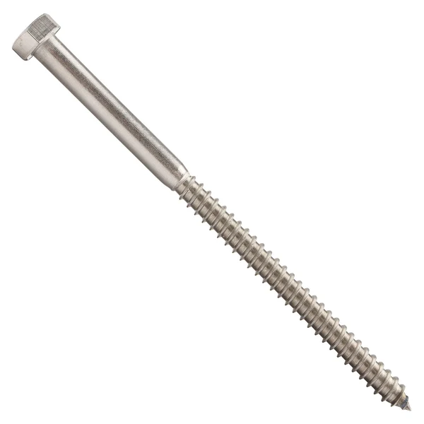 5/16" x 5-1/2" Conquest Hex Head Lag Bolt for Wood - 18-8 Stainless Steel