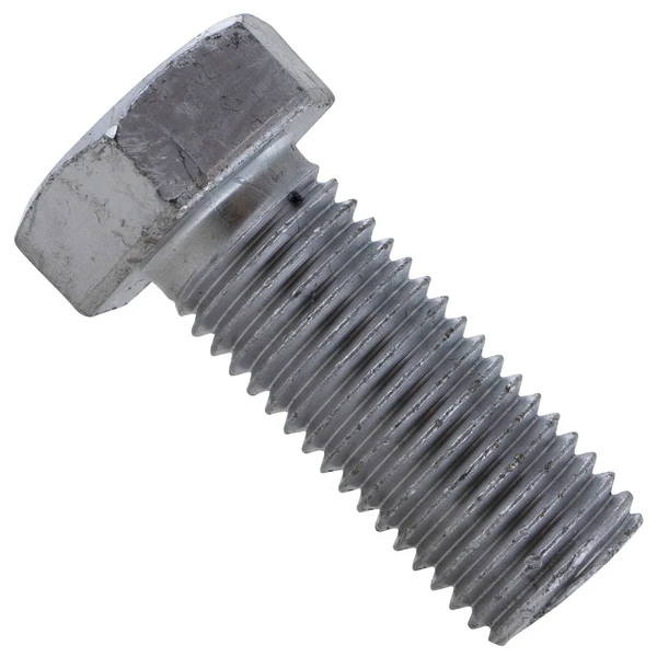 1" x 2-1/2" Conquest A307 Grade A Fully Coarse Threaded Hex Bolt - Hot Dip Galvanized