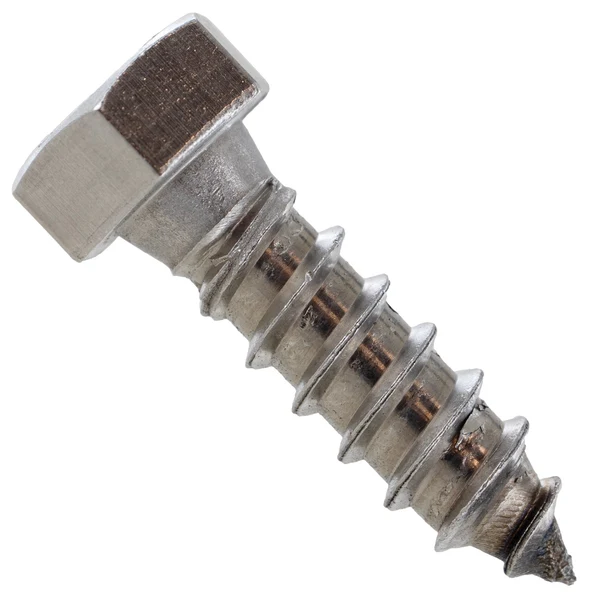 3/8" x 1-1/4" Conquest Hex Head Lag Bolt for Wood - 316 Stainless Steel