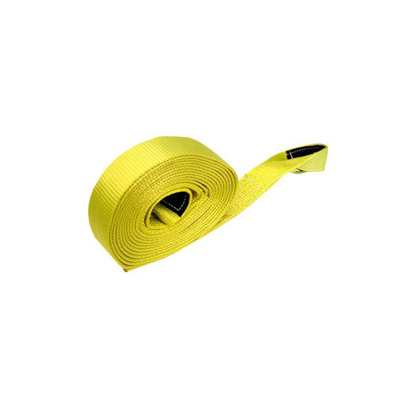 2" x 25' Heavy Duty Recovery Strap with Reinforced Cordura Eyes - 1 Ply | 8,000 WLL