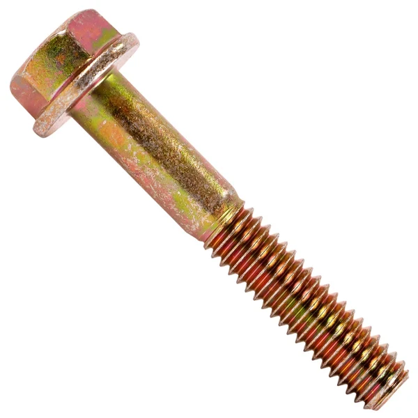 5/16" x 2" Conquest Grade 8 Non-Serrated Flange Bolt - Zinc Yellow