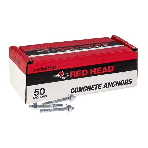 Red Head 3/8" x 3" Trubolt Wedge Anchor - Zinc | Qty. 50