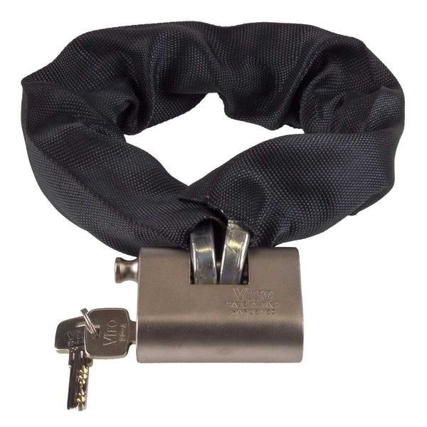 1/2" x 9' Pewag Security Chain Kit w/ Viro Lock and Cordura Sleeve