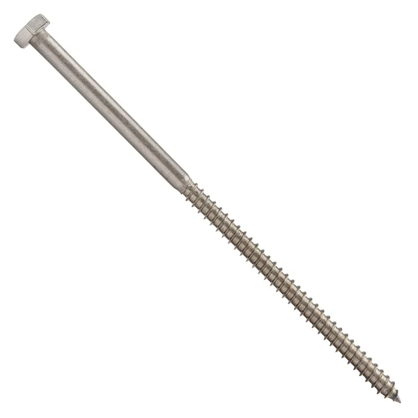 1/4" x 6" Conquest Hex Head Lag Bolt for Wood - 316 Stainless Steel