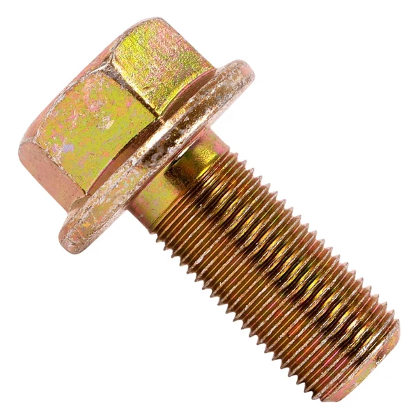 5/8" x 1-1/2" Conquest Grade 8 Non-Serrated Fine Thread Flange Bolt - Zinc Yellow