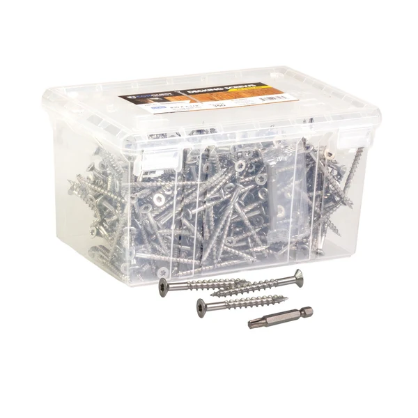 #10 x 2-1/2" Conquest T25 Bugle Head Deck Screws - 316 Stainless Steel, Pkg. 350