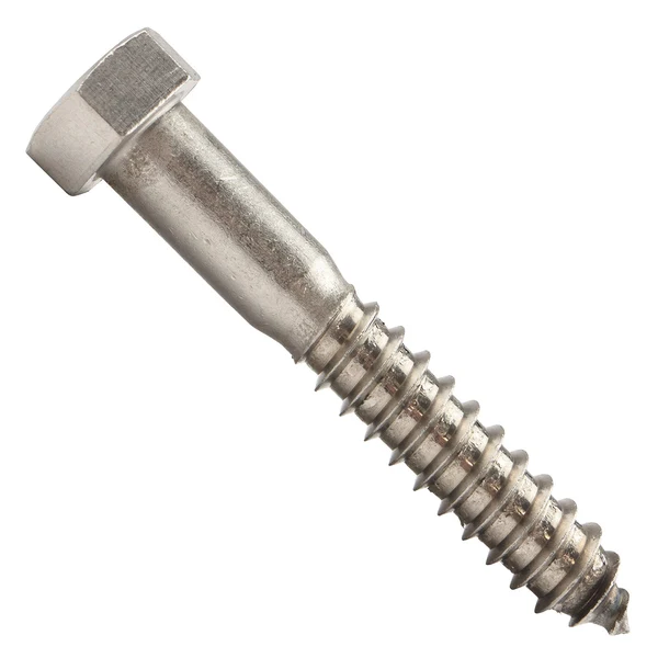 5/8" x 4" Conquest Hex Head Lag Bolt for Wood - 316 Stainless Steel
