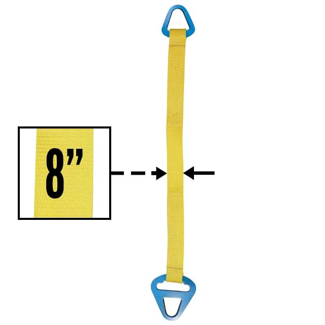 Nylon Lifting Sling - Triangle Choker - 8" x 6' - 1-ply