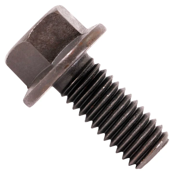 7/16" x 1" Conquest Grade 8 Indented Flange Bolt - Plain