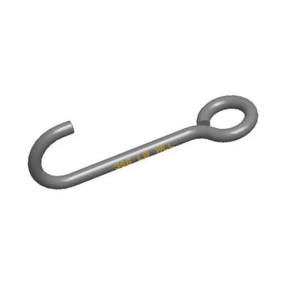 Alloy 1" x 12" J-Hook Lifting Hook - Style B