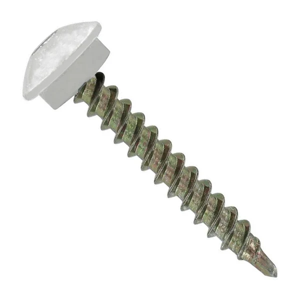 ST Fastening #10 x 1-1/2" Eclipse Woodbinder Metal Roofing Screw - Polar White, Pkg 250