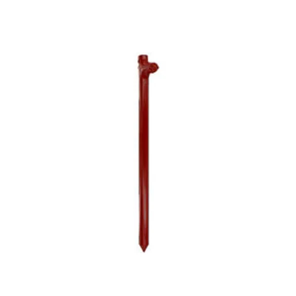 5/8" x 12" Tent Stake - Hot Forged Tent Pin - Red