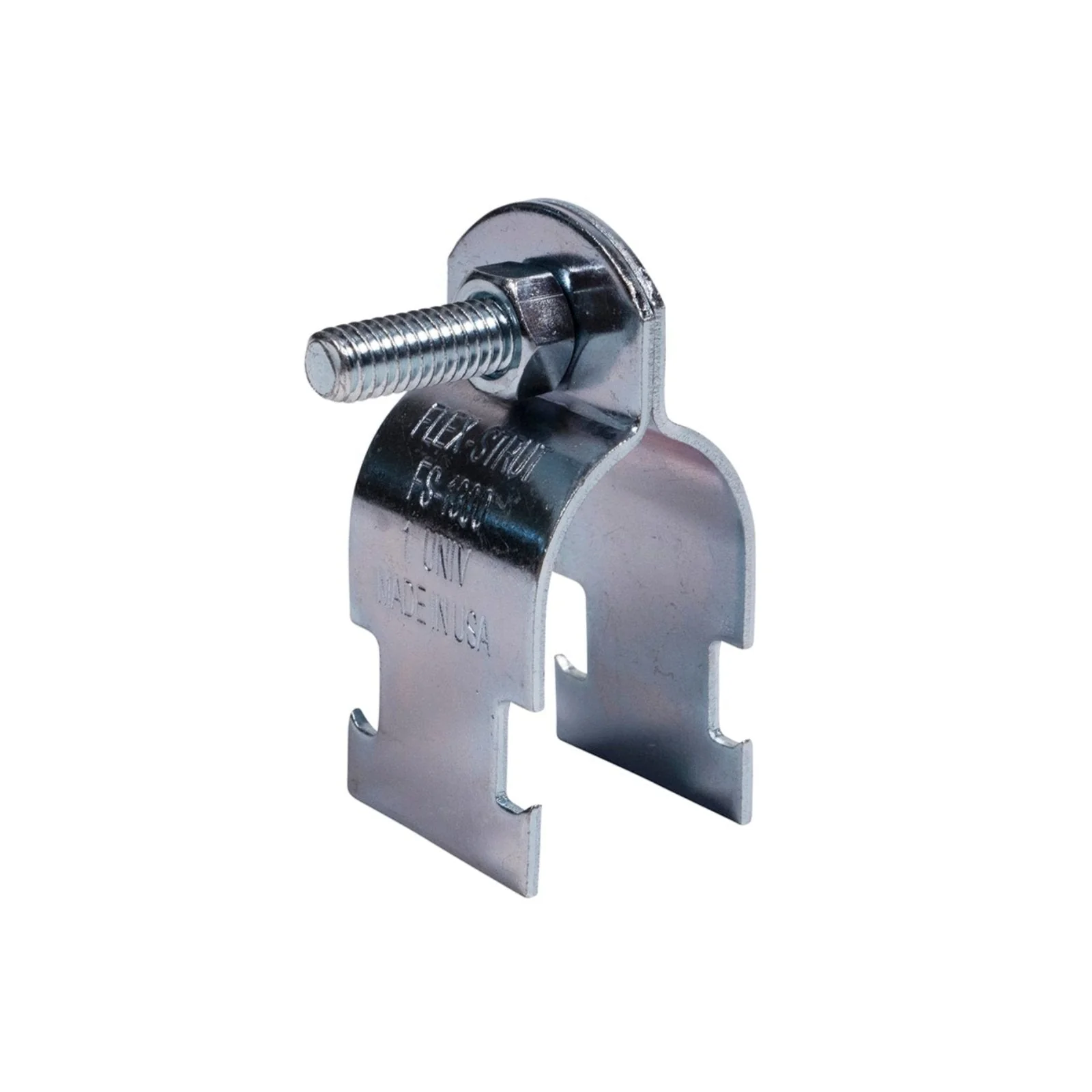 4" Rigid Conduit Pipe Strut Clamp - Electro-Galvanized