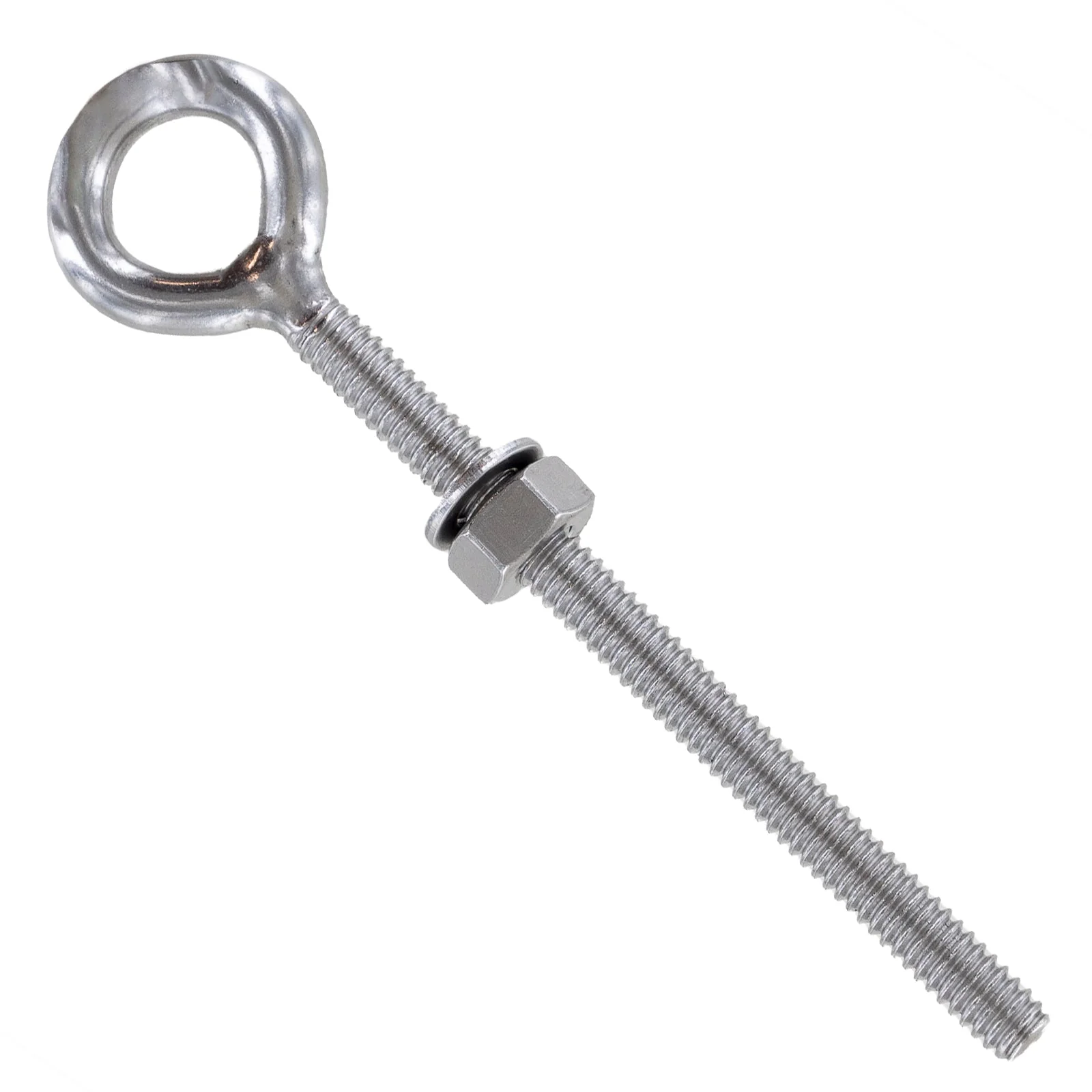 1/4" x 3-3/16" Stainless Steel Type 316 Welded Eye Bolt