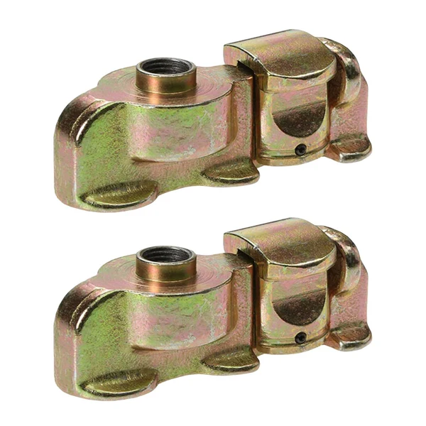Double Stud L-Track Fitting with Bolt Thread | 4,000 lbs. BS | 2-Pack