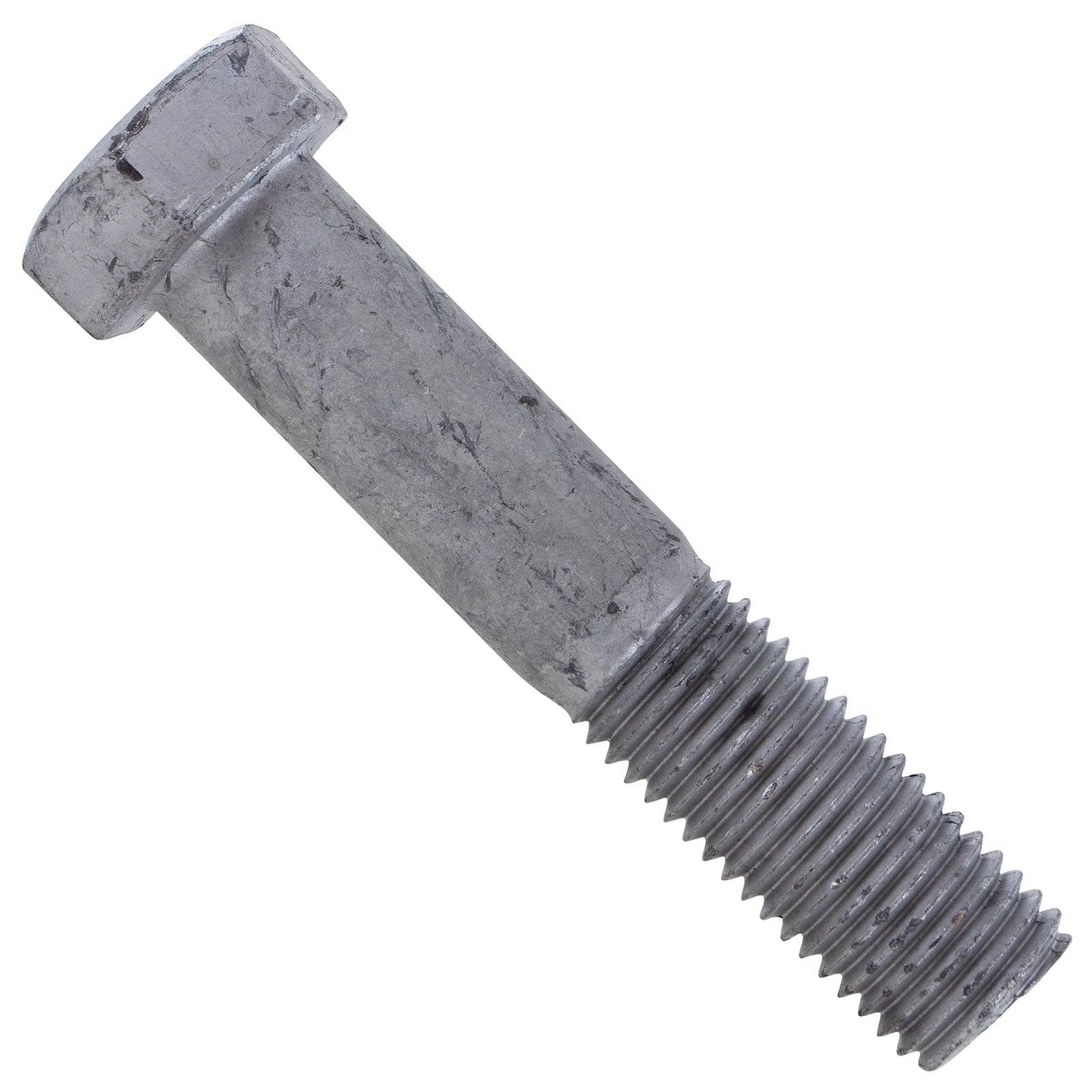 1" x 5" Conquest A307 Grade A Hex Bolt - Hot Dip Galvanized