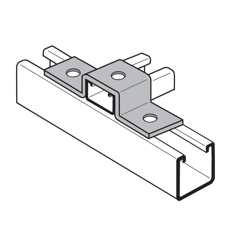 U Fitting For 1" Channel Height - Electro-Galvanized