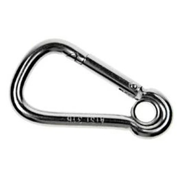 Asymmetrical Snap Hook w/ Eyelet - 316 Stainless Steel - 4-3/4" Length