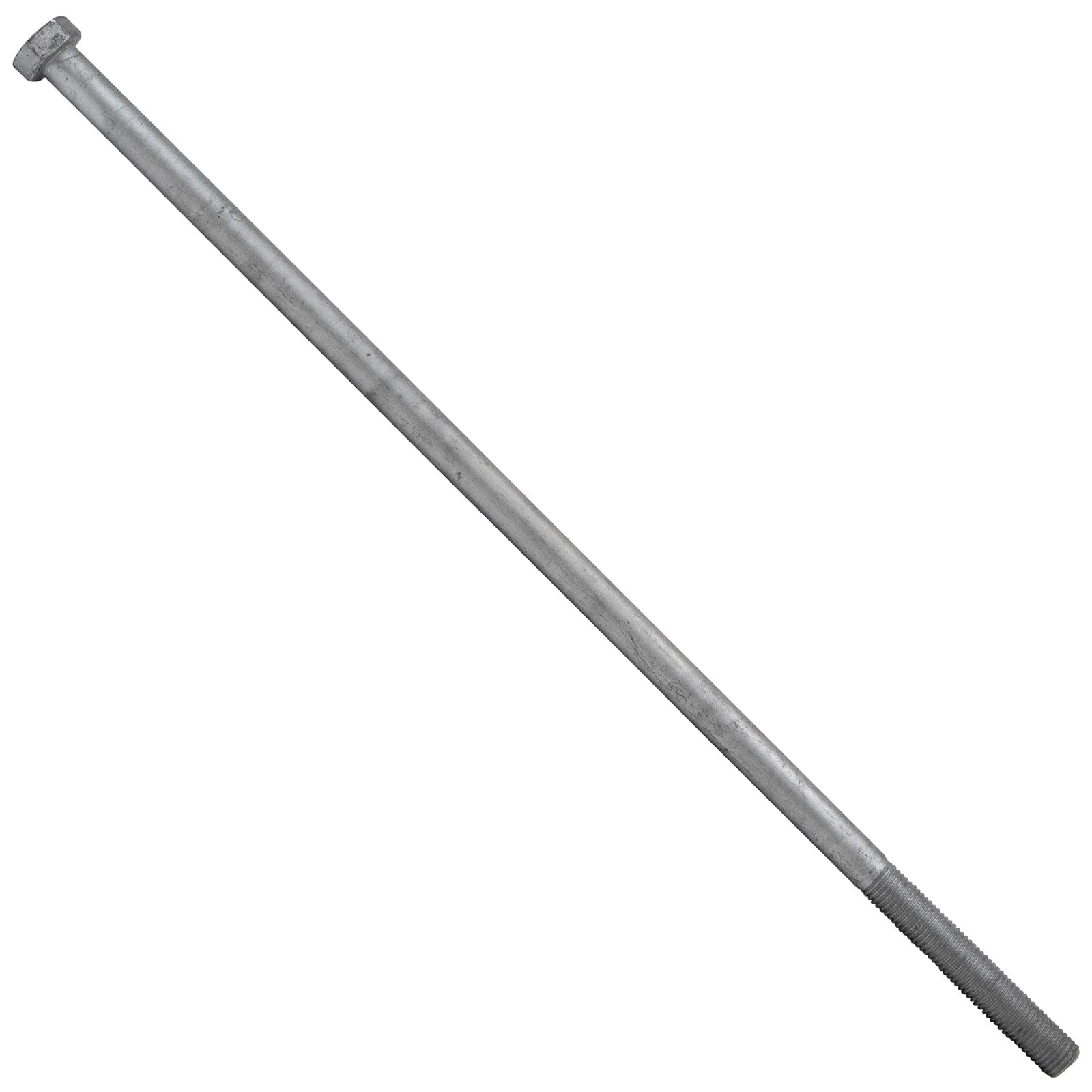 1" x 32" Conquest A307 Grade A Hex Bolt w/6" Thread - Hot Dip Galvanized