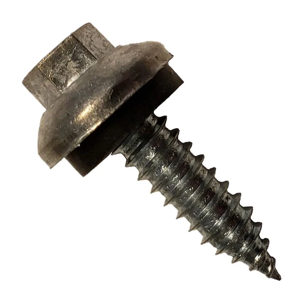 ST Fastening #14 x 1" ZXL Tapping Steelbinder Metal Roofing Screw - Electro-Galvanized - Pkg 250