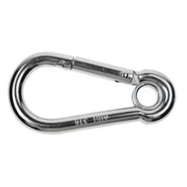 Snap Hook w/ Eyelet - 316 Stainless Steel - 4" Length