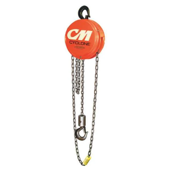 CM Cyclone Hand Chain Hoist - 3 ton x 10 feet