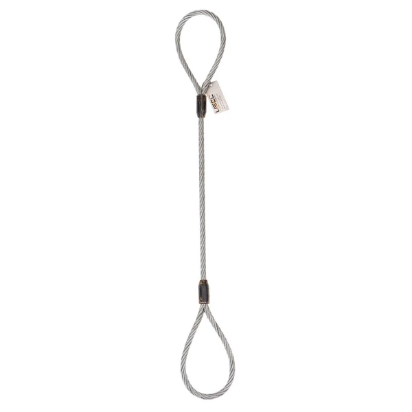 3/8" x 16' Standard Eye Cable Laid Wire Rope Sling | 7x7x7