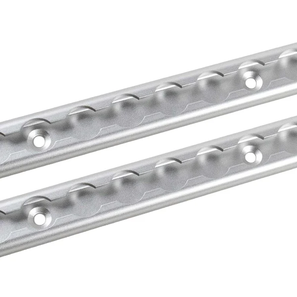 72" Aluminum L-Track | Anodized Finish | 2-Pack