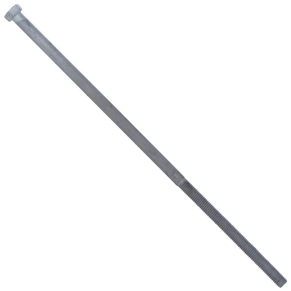 1/2" x 16" Conquest A307 Grade A Hex Bolt w/6" Thread - Hot Dip Galvanized