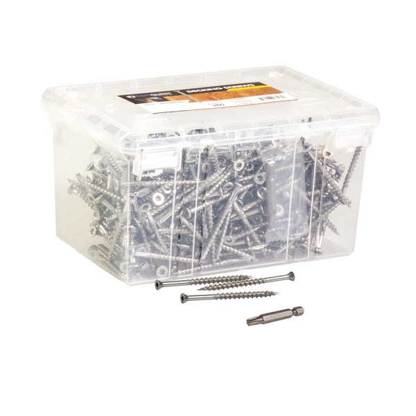 #7 x 2-1/4" Conquest T15 Trim Head Deck Screws - 316 Stainless Steel, Pkg. 350