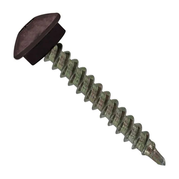 ST Fastening #10 x 1-1/2" Eclipse Woodbinder Metal Roofing Screw - Charcoal Gray, Pkg 250