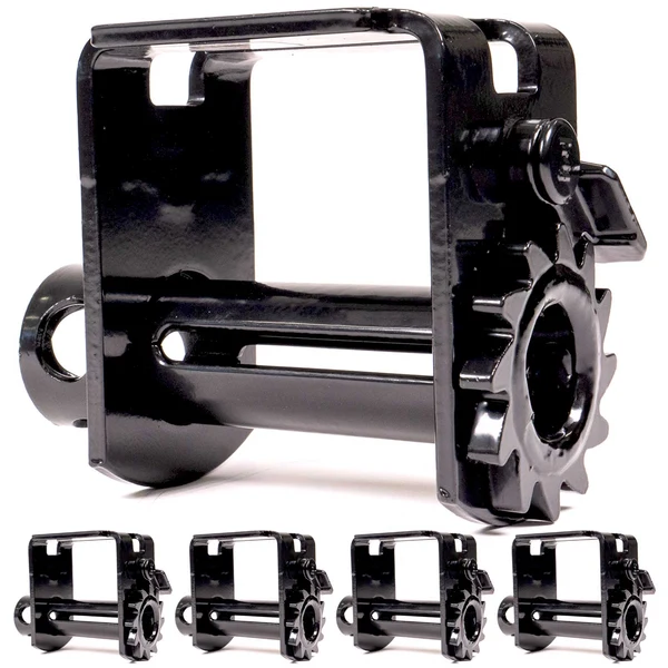 4" Standard Sliding Double L Track Flatbed Winch | 5-Pack