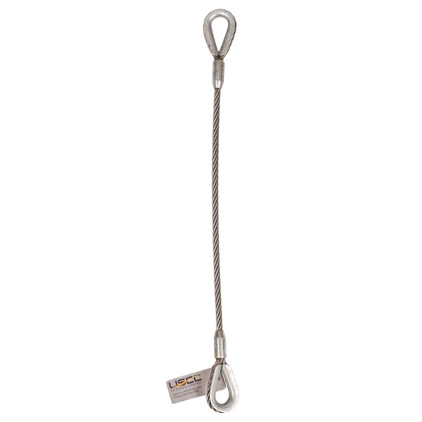 3/4" x 10' Thimble Eye Wire Rope Sling