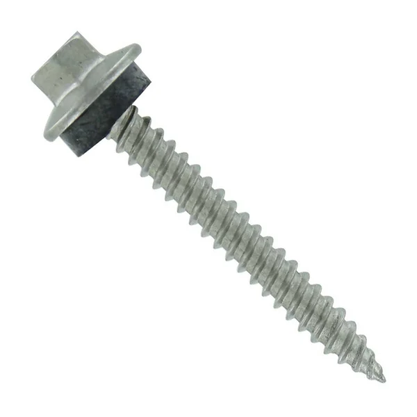 ST Fastening #10 x 1-1/2" SS Woodbinder Metal Roofing Screw - Plain Finish, Pkg 250