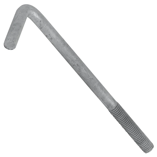 Conquest 5/8" x 10" L-Bolt Foundation Anchor Bolt for Concrete - Hot Dip Galvanized