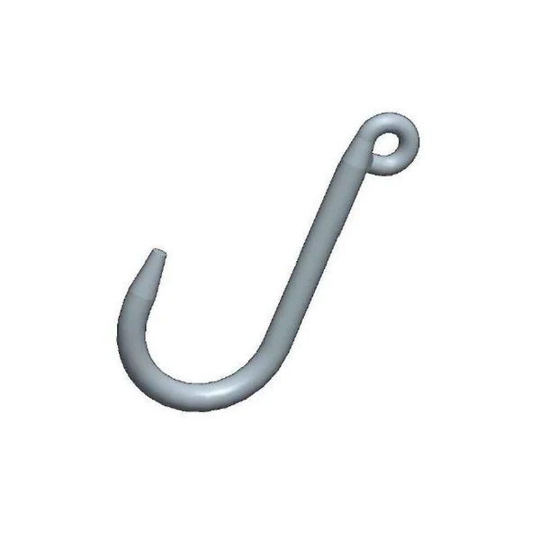 Alloy 1/2" x 6" Long Reach Foundry Hook - 500 lb.