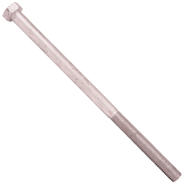 7/8" x 16" Conquest A307 Grade A Hex Bolt w/6" Thread - Hot Dip Galvanized