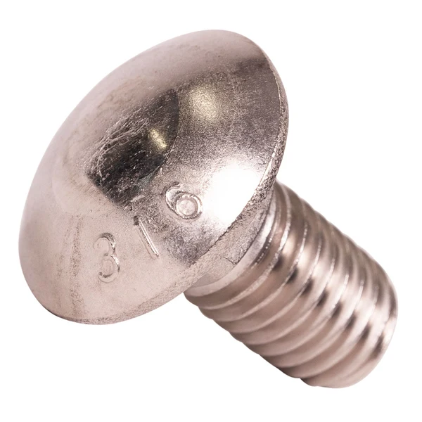 Conquest 1/2" x 1" Carriage Bolt - 316 Stainless Steel