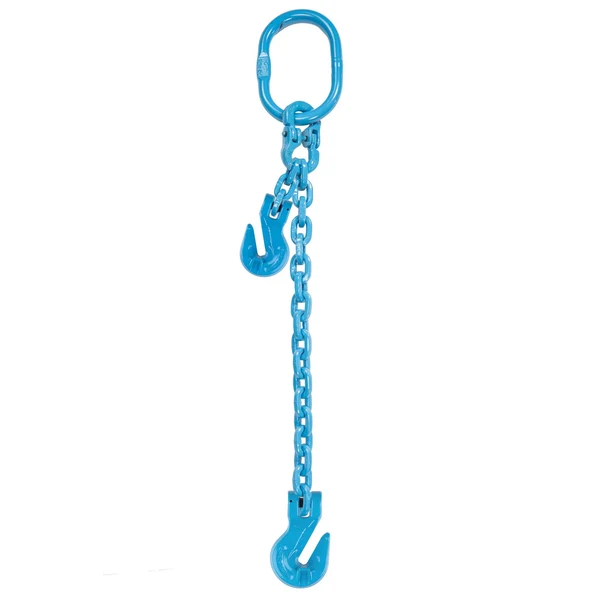 1/2" x 15' Pewag Adjustable Single Leg Chain Sling w/ Grab Hook - Grade 120