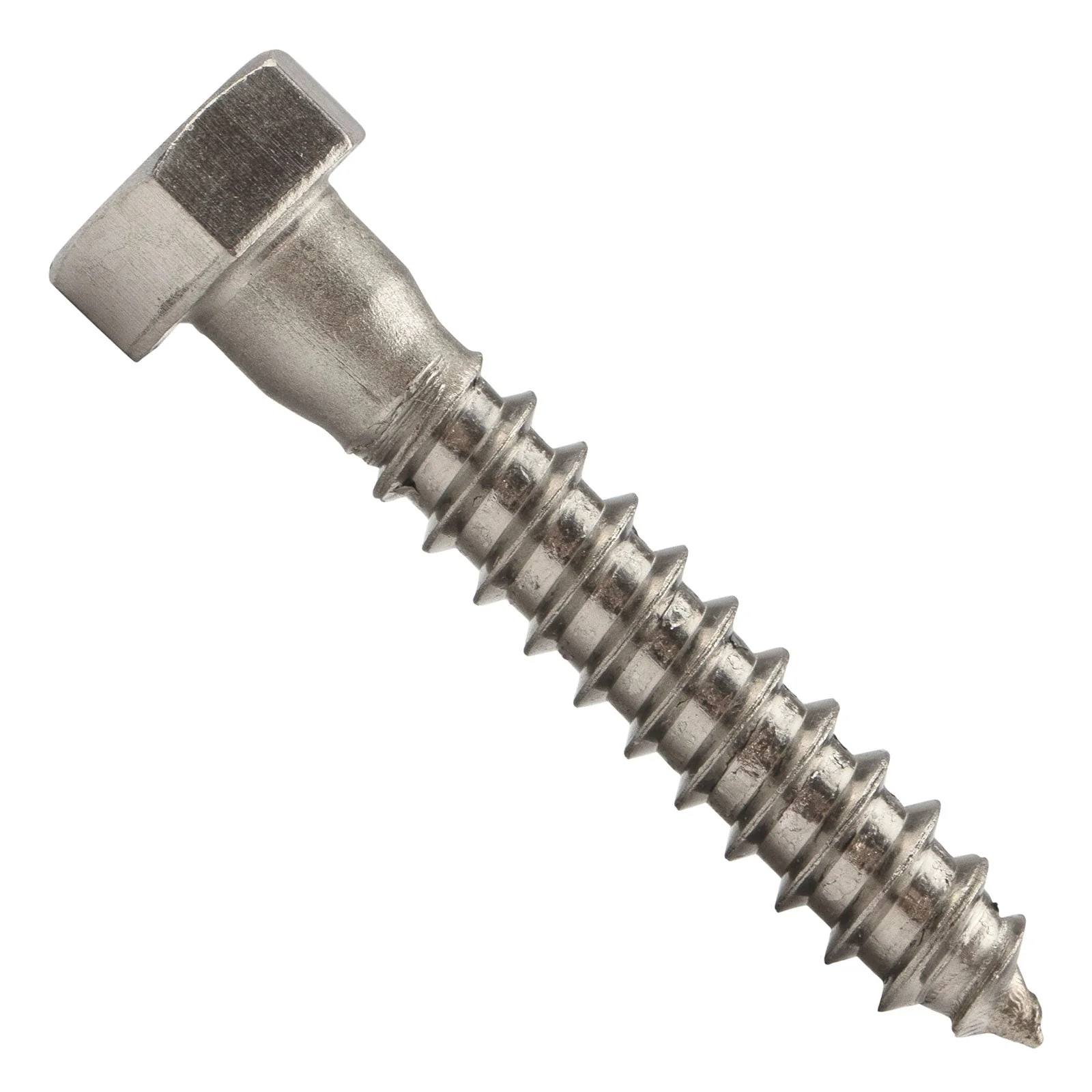 5/16" x 1-3/4" Conquest Hex Head Lag Bolt for Wood - 18-8 Stainless Steel
