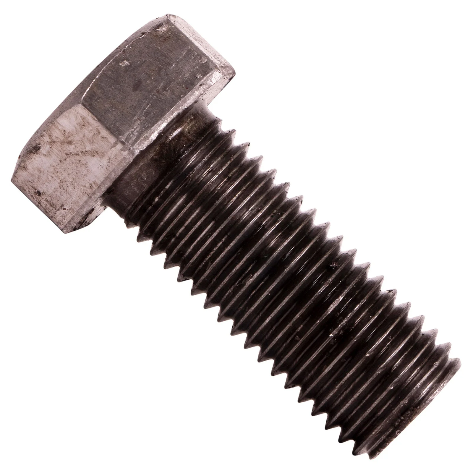 1" x 2-1/2" Conquest A307 Grade A Fully Coarse Threaded Hex Bolt - Plain
