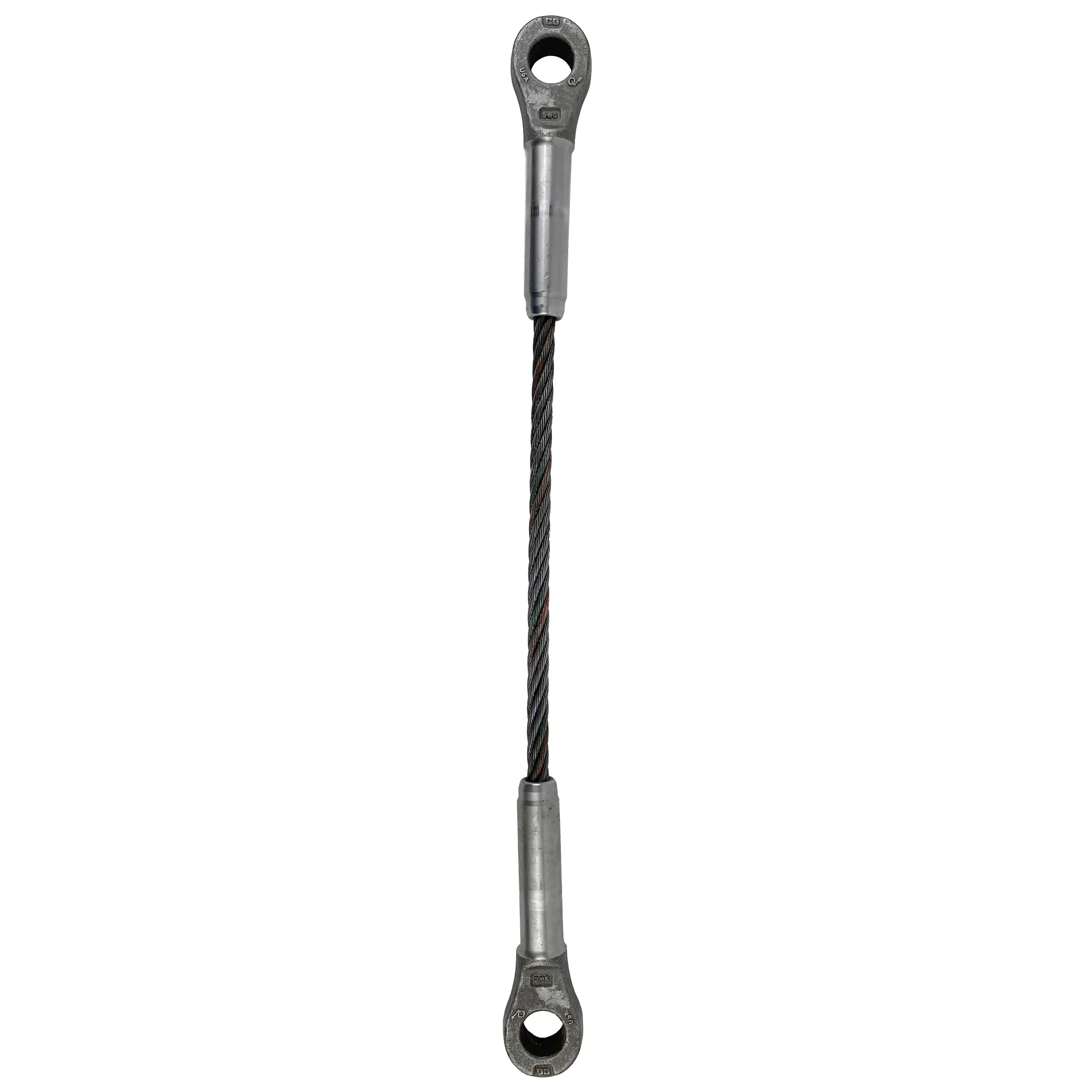 1/2" x 5' Closed and Closed Swage Socket Wire Rope Sling