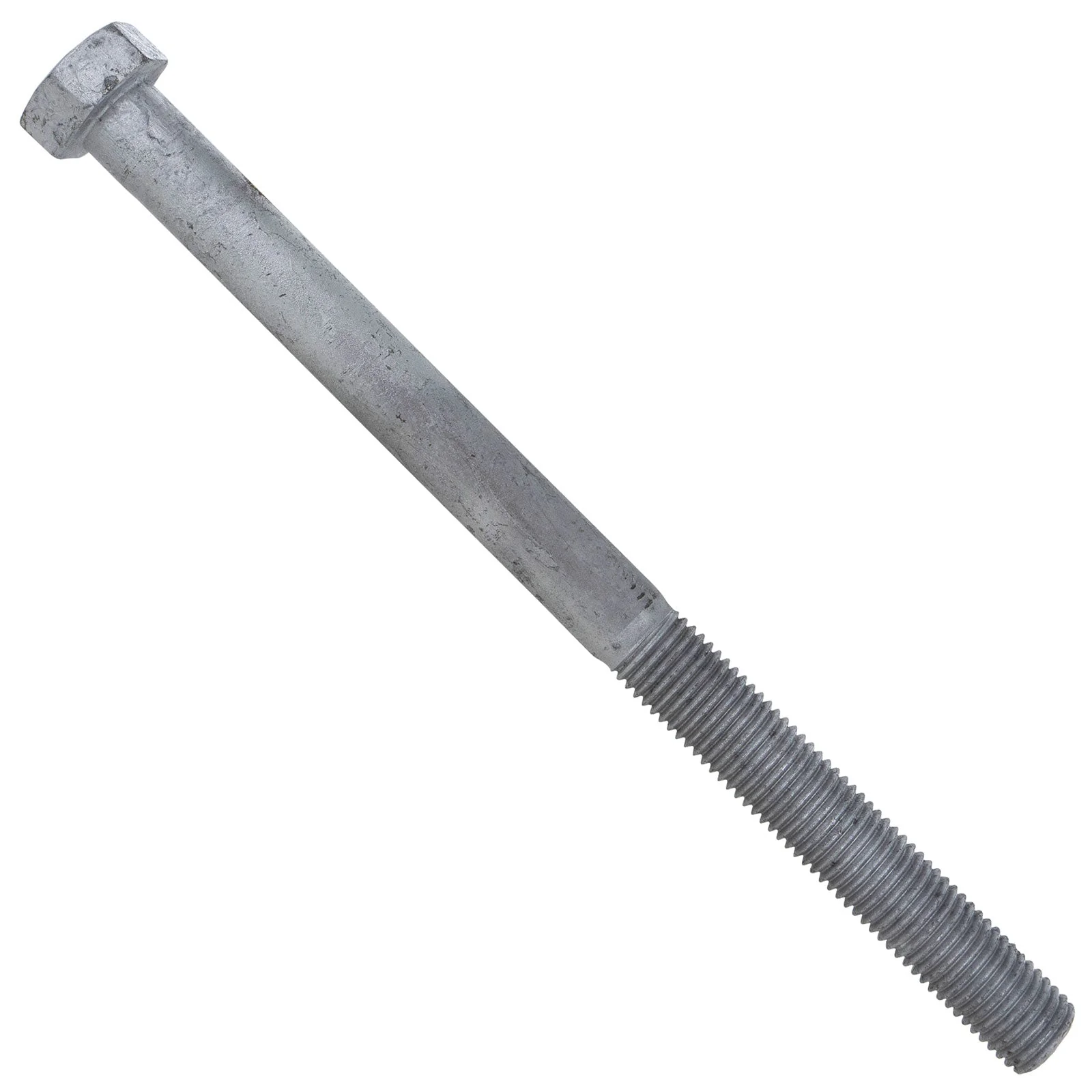 1" x 14" Conquest A307 Grade A Hex Bolt w/6" Thread - Hot Dip Galvanized