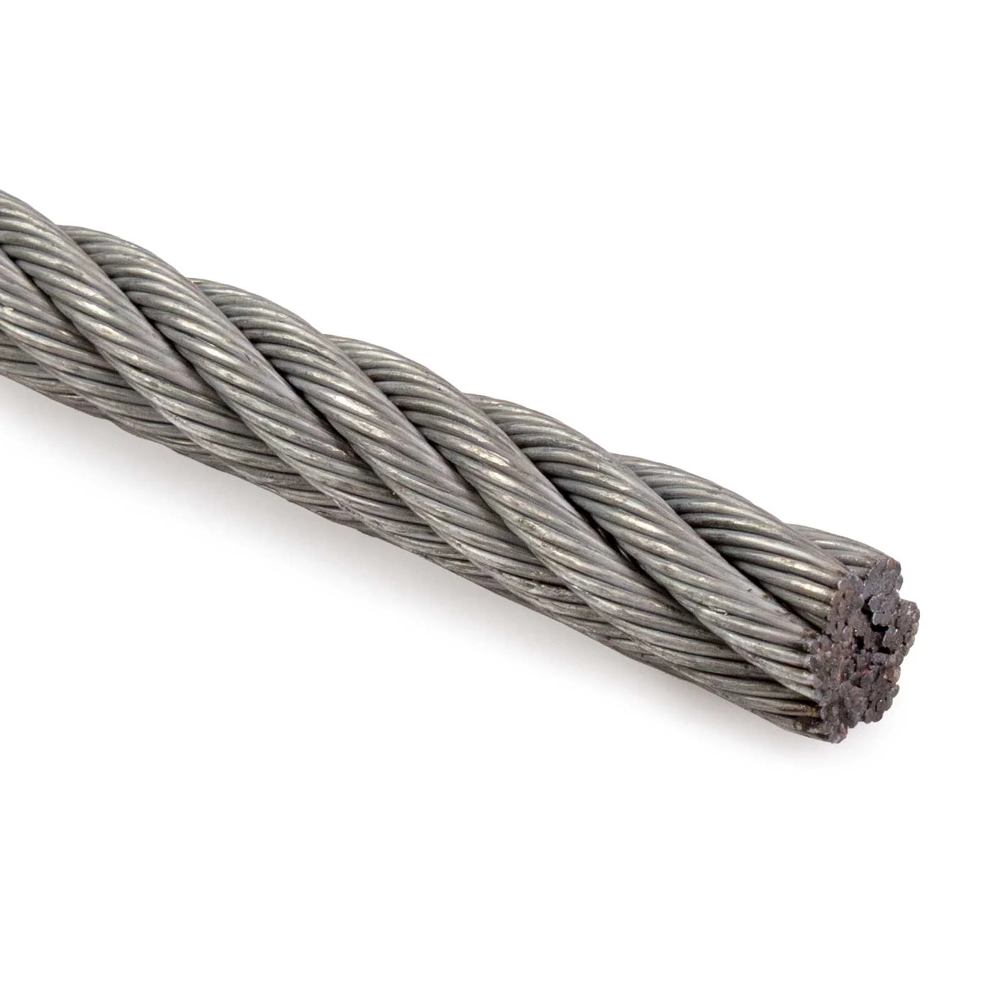 3/4" 6x19 Galvanized Wire Rope - EIPS IWRC | 500' Coil - Domestic