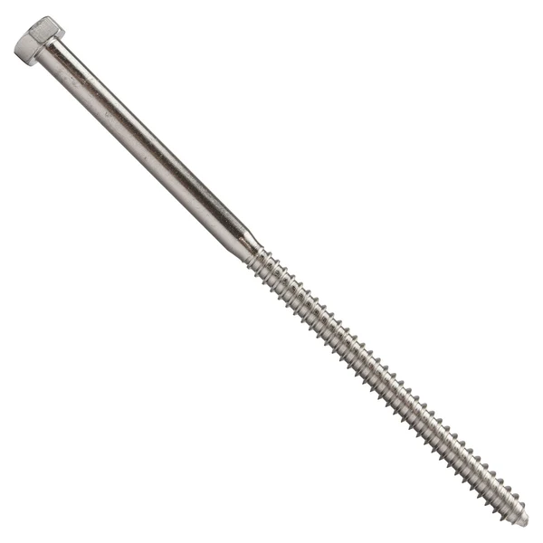 5/16" x 7" Conquest Hex Head Lag Bolt for Wood - 18-8 Stainless Steel